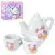 Набір посуду чайний сервіз на 1 персону, порцеляна, 3 предмети, 10x9x3 см