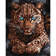Набір для розпису по номерах "Дикий гепард" Ideyka 40х50см КНО6814