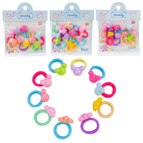 Аксесуари для дівчат резинки для волосся CEL-2408 (В асортименті)