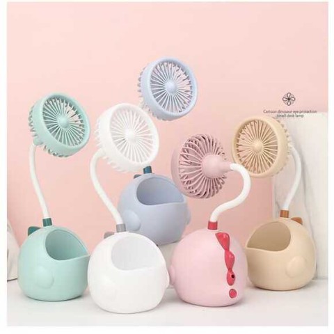 Вентилятор-органайзер CS275A 5 кольорів, акумулятор, USB