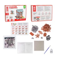 Будівельний набір для творчості з міні-цеглинок "Дім на скелі", 31017