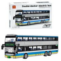 Конструктор Дитячий Автобус двоповерховий, 4974, 32.8 см, 491 деталь