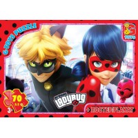 Пазли G-Toys Леді Баг, 70 елементів, LB1006