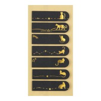 Закладки Black KIDS Line, 45x12 мм, 7 дизайнів