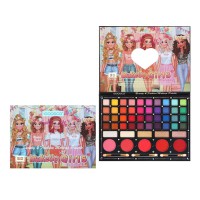 Косметика Тіні, рум’яна, палетка, 41 колір, дзеркало, 24.5x17.5x1 см