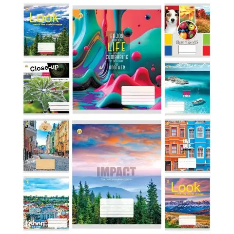 Тетради ученические 18 листов клетка 20 штук в упаковке ТЕ41200