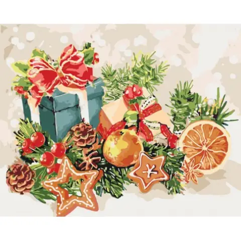 Набір для розпису по номерах Натюрморт Чарівна казка, 40x50 см, КНО5535