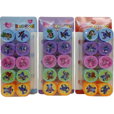 Набір штампиків Стіч 10 шт 1019-ST