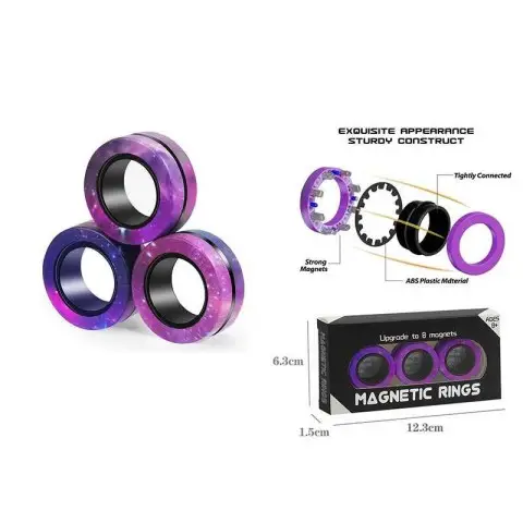 Гра-спінер 3 магнітні кільця 2021-189B