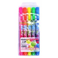 Текстовий маркер, тонкий корпус, 5 кольорів (В асортименті)