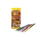 Олівці двосторонні, 12 кольорів, картонна коробка, 300 г