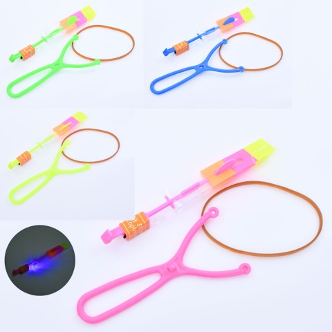 Вертушка, 12 см, рогатка 12.5 см, світло, на батарейках, 7x18x2 см (В асортименті)