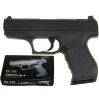 Пістолет страйкбольний Galaxy G.19 Walther P99 метал чорний G19