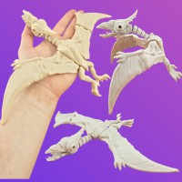 3D Іграшка Динозавр Птеродаптель, 21x31 см, рухливий