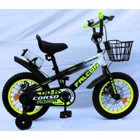 Велосипед дитячий 14" Corso Falcon FL-14766 дискові гальма, зібраний 85%