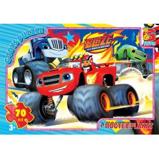 Пазли ТМ "G-Toys" із серії "Blaze" (Блейз), 70 елементів