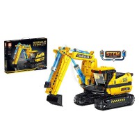 Конструктор Екскаватор, 554 деталі, гідравлічний механізм