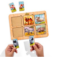 Пазл-сортер Дивовижні звірятка міні Ubee ПСФ090