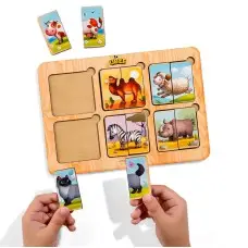 Пазл-сортер Дивовижні звірятка міні Ubee ПСФ090