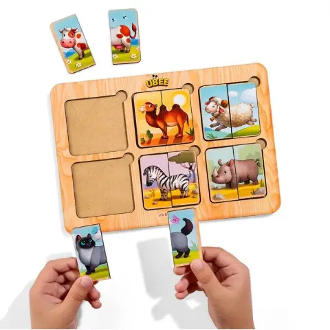 Пазл-сортер Дивовижні звірятка міні Ubee ПСФ090