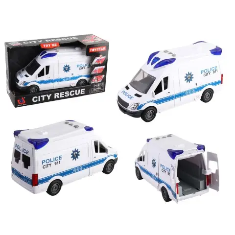 Машина Поліція інерційна світло звук 666-09P