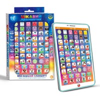 Планшетик WToys українська озвучка, казки, пісні, абетка, цифри, музика