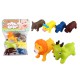 Набір гумових іграшок для купання Тваринки 6 шт
