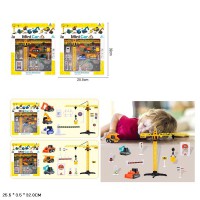 Ігровий набір будтехніка машинки аксесуари 6018