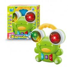 Музична іграшка WToys "Жабенятко", озвучена українською мовою, 10 пісень, 10 казок, 10 скоромовок, підсвічування, барабан, брязкальце 61653