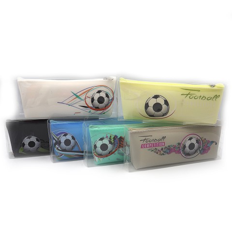Пенал силіконовий Футбол, 20x8x3.5 см, PVC, 805-8P (В асортименті)