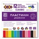 Пластилін Zibi, 12 кольорів, ZB.6233