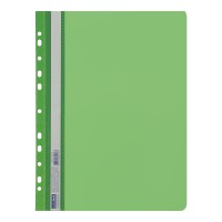 Папка-швидкозшивач із перфорацією, А4, зелений, 6 шт.