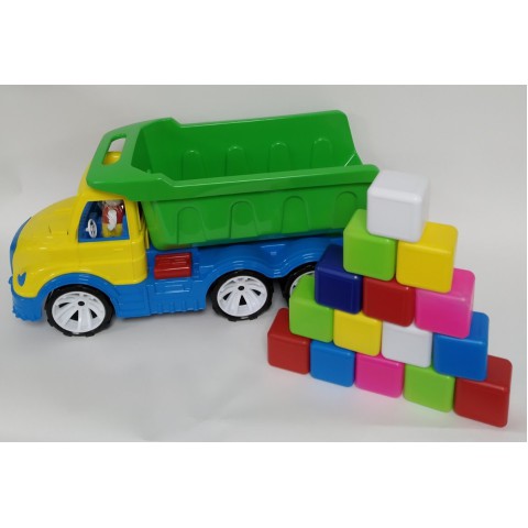 Самоскид Mati з кубиками малими Бамсик, 009/14