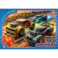 Пазли G-Toys Монстер траки, 35 елементів, MT181