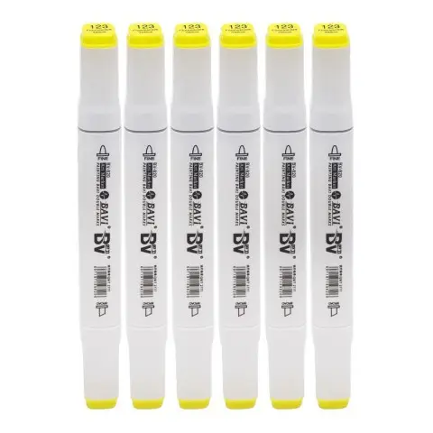 Скетч-маркер двосторонній №123, на спиртовій основі, 10 шт.