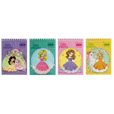 Блокнот на пружині зверху Little Fairy KIDS Line, А6, 40 аркушів, картонна обкладинка