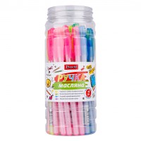 Ручка 1Вересня, кулькова/масляна D’Fine Pearl, 0.6 мм, синя, 30 шт.