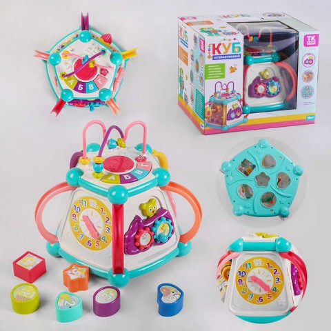 Мультибокс музичний TK Group, 83944, озвучений українською мовою, 7 граней, піаніно, інтерактивний