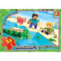 Пазли G-Toys Minecraft, 35 елементів, MC791