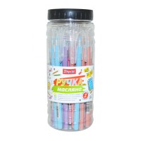 Ручка кулькова масляна 1 Вересня Linear 0,6 мм синя (набір 30 шт) 411830