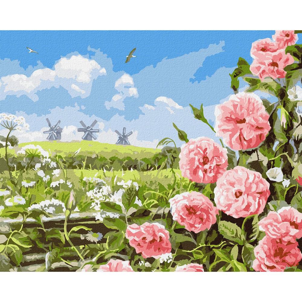 Набір для розпису по номерах. "Ніжність полів" 40х50см КНО6321