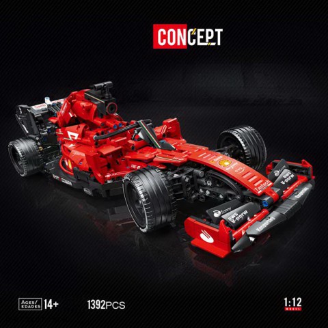 Конструктор болід Concept червоний 1392 деталі C025