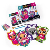 Набір для творчості Glitter Art Блискучі звірята, Vladi Toys, VT4501-11