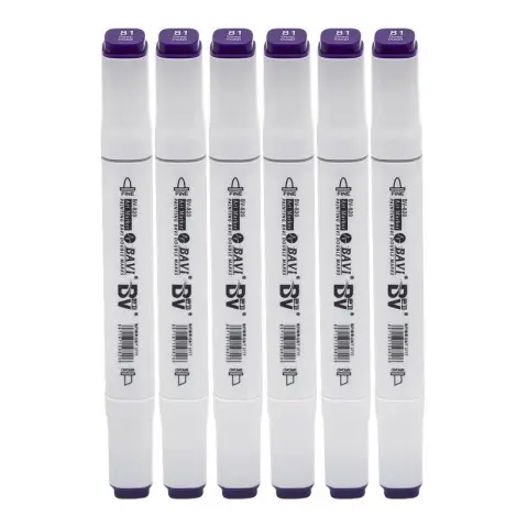 Скетч-маркер двосторонній №81, на спиртовій основі, 10 шт.