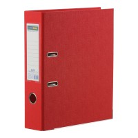 Реєстратор двосторонній Elite, А4, 70/75 мм, PP, червоний, збірний