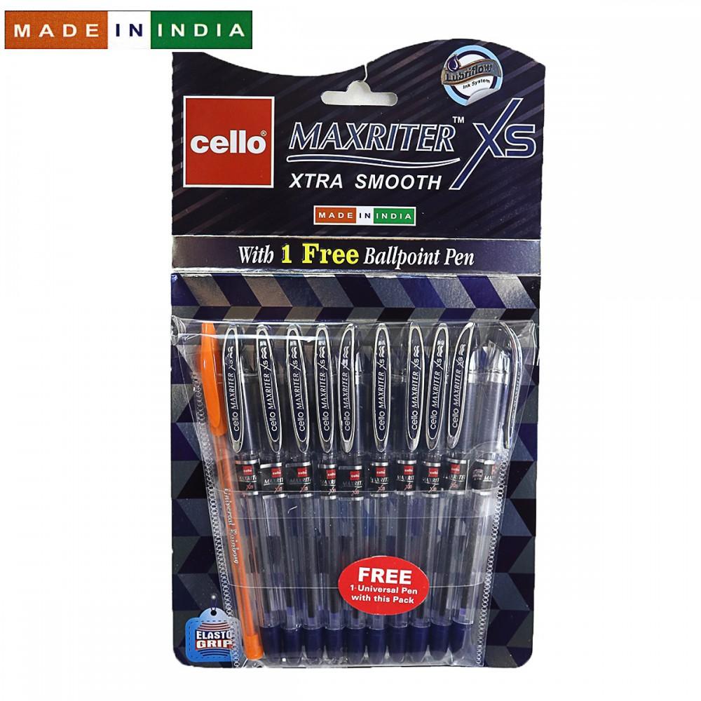 Ручка Cello Original "Maxriter XS" 10Blister син.+ доп. ручка 0,7мм, ціна за 10 шт. //