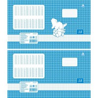 Зошити учнівські 18 аркушів клітинка ТМ "ПЕРЛИНА" 20 шт в упаковці
