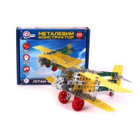 Конструктор Метал Літак-біплан, ТехноК, 4791