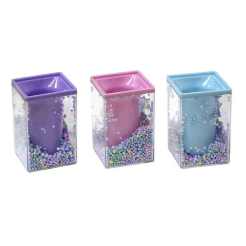 Підставка для ручок акрилова з пінопластовими кульками, ZBT-0083 (В асортименті)