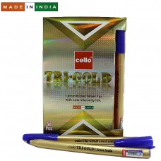 Ручка Cello Original "Tri-mate-GOLD" 1.0мм син. 50/Box, ціна за 50 шт. //